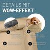 Lumaland Hundebett In-& Outdoor S 70x60x18cm beige vakuumiert Bild 4