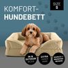 Lumaland Hundebett In-& Outdoor S 70x60x18cm beige vakuumiert Bild 2