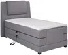 Vente-unique - CASTEL Bett Stoff Grau - B 123 cm x H 125 cm x L 218 cm Bild 5