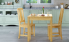Klassische Essgruppe mit Tisch und 2 Stühle Kiefer natur Massivholz 90.70-50 C -Set 22 Bild 2