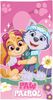Paw Patrol Strandtuch in Rosa für Kinder aus Microfraser, 70cm x 140cm Bild 2