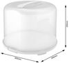 Rotho Tortenglocke Fresh XL 26 cm weiß 35,5 x 34,5 x 26 cm (L x B x H) Bild 2