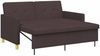 vidaXL Schlafsofa Ausziehbar Dunkelbraun Stoff 42033342 Bild 2