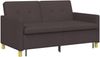 vidaXL Schlafsofa Ausziehbar Dunkelbraun Stoff 42033342 Bild 5