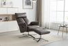 Elektrisch verstellbarer Relaxsessel mit Hocker, ca. 106,5 x 71,5 x 88 cm - Grau Bild 2
