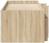 vidaXL Loft Bettgestell mit Schrank 3 Stk. Sonoma-Eiche Holzwerkstoff 3423384 Bild 4