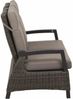 Corido 2er Bank charcoal grey Alu, Geflecht, inkl. Kissen Bild 5