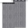 Arsvita Fadenvorhang Metallik-Optik mit Stangendurchzug, Türvorhang 140x250cm (Schwarz) Bild 3