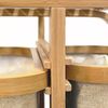 AD. CON Bambus-Wäschekorb, Badezimmer Regal, Bambus Wäscheregal, Wäschesack, Badregal, Wäschesortierer XL Beige Bild 3