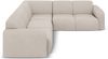 Micadoni Ecksofa Molino 5-Sitzer Chenille Rebel Beige Bild 2