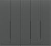 Kleiderschrankkombination (B/H/T: 200x180x52 cm) in anthrazit Bild 3