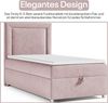 Best For Home Trinity K3 Einzelbett: Boxspringbett mit Bonnell-Federkern, Matratze und Stauraum Bild 4