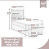 Best For Home Trinity K3 Einzelbett: Boxspringbett mit Bonnell-Federkern, Matratze und Stauraum Bild 2