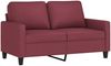 vidaXL 2-Sitzer-Sofa Weinrot 120 cm Stoff 359161 Bild 2