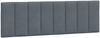 vidaXL Kopfteil-Kissen Dunkelgrau 160 cm Samt 374676 Bild 2