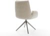 Drehstuhl Clea-Flex Webstoff Soft Beige Kreuzgestell breit Graphit 360° drehbar Wippfunktion Bild 5