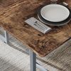 Esstisch Merido Eiche rustikal/Grau 140 x 80 cm Vicco Bild 4