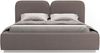 Selsey 'Comoves' Polsterbett 160x200 mit Chenillebezug und LED, Braun Bild 5