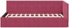vidaXL Eckbettgestell mit Kopfteil Weinrot 100 cm x 200 cm Samt 42016402 Bild 5