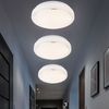 LED Deckenleuchte, dimmbar, Alu weiß, D 26 cm Bild 2