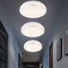 LED Deckenleuchte, dimmbar, Alu weiß, D 26 cm Bild 2