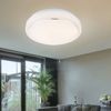 LED Deckenleuchte, dimmbar, Alu weiß, D 26 cm Bild 3