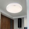 LED Deckenleuchte, dimmbar, Alu weiß, D 26 cm Bild 5
