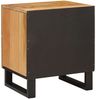 vidaXL Nachttisch Natur 40 x 33 x 46 cm Massivholz Mango 4018042 Bild 5