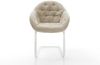 Freischwinger Gaio-Flex Webstoff Soft Beige Freischwinger flach Weiß Bild 2