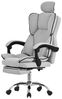 ML-DESIGN Bürostuhl Computerstuhl Schreibtischstuhl für Büro & Arbeitszimmer Drehsessel, Chefsessel ergonomisch anpassbar, Sitzpolsterung & Fußstütze Polyester Bild 4