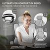 ML-DESIGN Bürostuhl Computerstuhl Schreibtischstuhl für Büro & Arbeitszimmer Drehsessel, Chefsessel ergonomisch anpassbar, Sitzpolsterung & Fußstütze Polyester Bild 2
