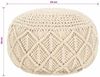 Makramee Sitzpuff Handgefertigt 45x30 cm Baumwolle [248089] Bild 4