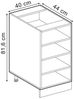 Küchenregal R-Line Anthrazit 40 cm AP Marmor Vicco Bild 3