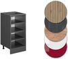 Küchenregal R-Line Anthrazit 40 cm AP Marmor Vicco Bild 5