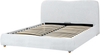Bett mit Stauraum BLAGNAC Stoff Hellgrau 160 x 200 cm Bild 4