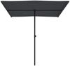 vidaXL Sonnenschirm mit Aluminium-Mast 2x1,5 m Schwarz 47342 Bild 4