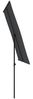 vidaXL Sonnenschirm mit Aluminium-Mast 2x1,5 m Schwarz 47342 Bild 5