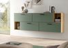 Sideboard Onawa in grün und Eiche 176 cm Bild 5
