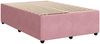vidaXL Bettgestell ohne Matratze Rosa 120x190 cm Samt 3284999 Bild 3