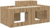 vidaXL Hochbett mit Schreibtisch für Kinder Artisan-Eiche 3422674 Bild 5