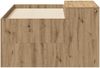 vidaXL Hochbett mit Schreibtisch für Kinder Artisan-Eiche 3422674 Bild 4