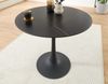 Esstisch >Josh< in schwarz, Keramik, Metall - 75x90cm (HxD) Bild 2