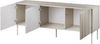 Wohnzimmer-Set Intori I Kommode, TV-Lowboard (Farbe: Schwarz) Bild 4