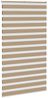 vidaXL Doppelrollo Sandbraun 125x230 cm Stoffbreite 120,9 cm Polyester 4014604 Bild 3