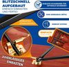 KESSER® Bierzeltgarnitur, 3-teilig, klappbar, Holz / Stahl grün, Rotbraun, 170 x 46 x 75 cm Bild 5