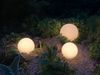 3er SET Garten Solarkugeln mit Fernbedienung dimmbar & RGBW Farbwechsel Bild 4
