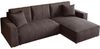 Beautysofa Ecksofa PARYS, mit Schlaffuntion, Bettkasten, mit universelle Ottomane Bild 4