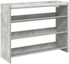 vidaXL Schuhregal Betongrau 80x25x62 cm Holzwerkstoff 859917 Bild 2