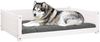 vidaXL Hundebett Weiß 105,5x75,5x28 cm Massivholz Kiefer 821463 Bild 4
