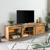 TV-Board Wild-/Zerreiche 200x48x50 natur geölt NEW AMSTERDAM #15 Bild 2